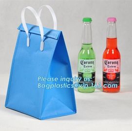 Lower price good quality non woven heat insulation beer bags,Barrel Double Bottle Insulation Bag Mini Back Milk Bag Larg supplier