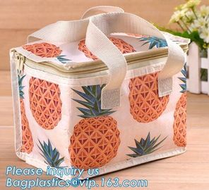 waterproof oxford insulated cooling Lunch Bags Thermal Bags Insulation Cooler bag Box,custom cartoon tote canvas lunch b supplier