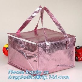 Reusable aluminium Portable Oxford Cloth Insulation lunch bag Quality Thermal cooler Disposable Office Lunch Bag PACK supplier