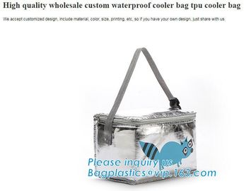 High quality Insulated Commercial Food Delivery Bag with Side Pockets Thick Insulation Cooler Bag,Chinese factory hot sa supplier