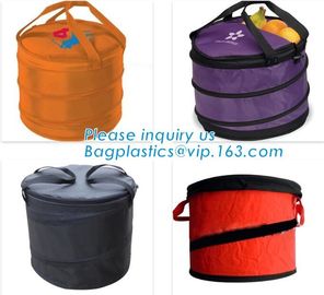 High quality Insulated Commercial Food Delivery Bag with Side Pockets Thick Insulation Cooler Bag,Chinese factory hot sa supplier