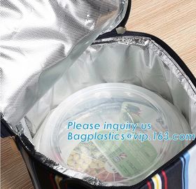 4mm Aluminium Foil Insulation PEVA 420D Polyester Cooler Bag,thermal insulation 600D polyester cooler tote bag bagease supplier