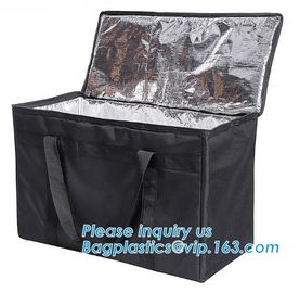 4mm Aluminium Foil Insulation PEVA 420D Polyester Cooler Bag,thermal insulation 600D polyester cooler tote bag bagease supplier