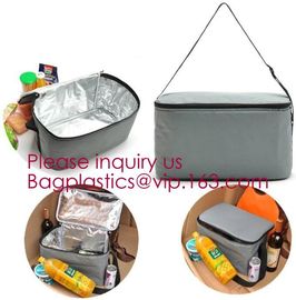 China 300x300D melange stripe+ PEVA insulation 12 can picnic cooler bag 12L ice bag,Picnic Bag thermal insulation picnic supplier