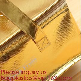 Wholesale Large Folding Soft Fresh Lunch Keeping Waterproof Nylon Insulation Thermal Insulation Ice Pack Cooler Bag supplier