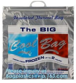 Reusable Insulated Aluminium Foil 6 Pack Cooler Bag Lunch Bag Thermal Bag,foil ldpe food delivery thermal bag bagease supplier