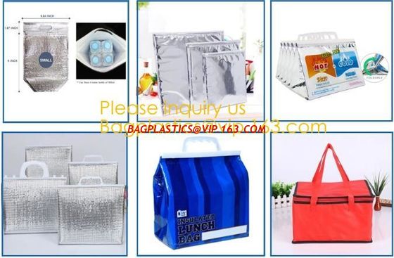 Packing Customized Insulated Aluminium Foil Cooler Bag Thermal Bag,China suppliers best aluminum foil thermal bags lunch supplier