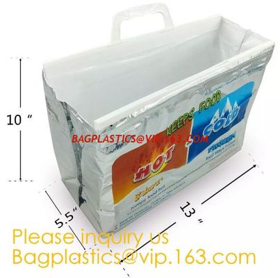 Packing Customized Insulated Aluminium Foil Cooler Bag Thermal Bag,China suppliers best aluminum foil thermal bags lunch supplier