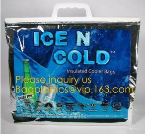 China supplier custom Aluminium foil insulated thermal lunch cooler bag big ice bag for frozen food and lunch bagease supplier