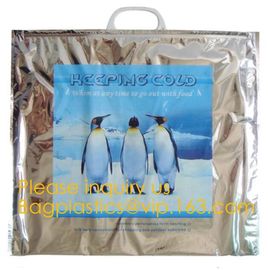 custom bulk waterproof large soft folding food delivery picnic lunch tote grocery cooler bag aluminum foil thermal bags supplier