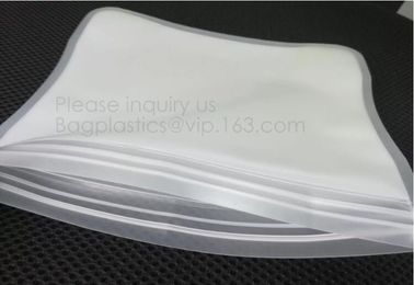 Reusable BPA Free Food Grade Preservation Storage Silicone Food Fresh Bag,Silicone Plastic Packaging Food Zip Silicon Fr supplier