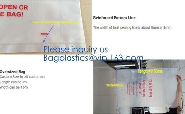 Disposal Asbestos Waste Bags ,Plastic Bags for Asbestos fibers,asbestos waste packaging plastic garbage bag BAGEASE PAC supplier