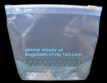 Fresh vegetable Grape Cherries transparent plastic Packaging Bag, Slider Zipper Cherry Packing Bags, GRAPE &amp; CHERRY BAGS supplier