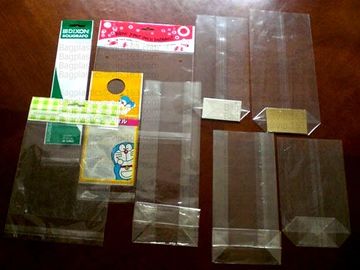 Biodegradable Self Adhesive Opp Pp Bopp Pe Square Bottom Clear Bopp Square Bottom Pp Clear Bag For Food supplier