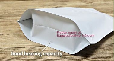 Aluminum Foil Gusset Square Block Flat Bottom Coffee Bag With Valve, Protein Food Packaging Bag supplier