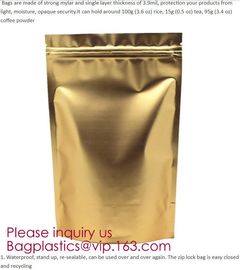 Custom Zipper Resealable Gusset Tea Flat Square Bottoms Food Grade Eight Sided Pouches Packaging Pouches supplier