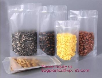 Biodegradable Stand Up Foil Zipper Bag Side Gusset Bags Square Block Flat Bottom Packaging Pouch supplier