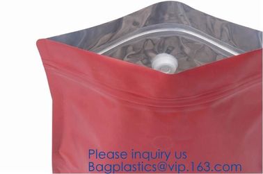 Square Bottom Pouches Zipper Foil Flat Bottom,Food, Dry Fruit, Snack, Nuts, Cookie, Biscuit, Candy, Sugar supplier