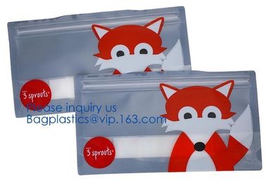 Portable Bottle Shape Self-Sealing Bag Cookies Snacks Tea Food Storage Bag Moisture-Proof Press seal pouch supplier