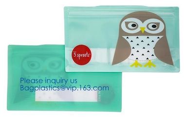 Biodegradable Reusable Snack Storage Bag Keep Food Fresh, ziplock smell proof stand up pouch mylar bags supplier