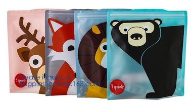 Zip lock Slider seal Top Bag Custom Packaging Zipper Printed Foil Stand Up Pouch Bag With Window supplier