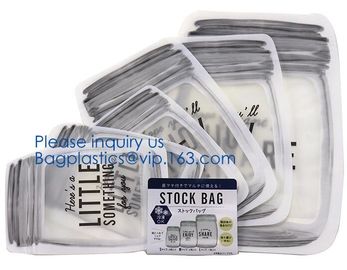 Mini Zipper Pouches, Preservation &amp; Cooking Reusable Food Storage Bag, Cooking Food Bag, Silicone Lunch Bag supplier