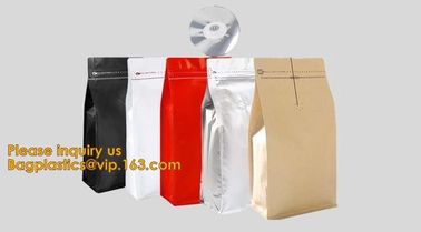 Foil Pouch Standing Up Spice Bag Clear Window Food Packaging Bag Metalized Stand Up Pouch With Zipper supplier