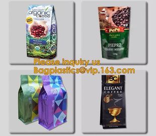 Foil Pouch Standing Up Spice Bag Clear Window Food Packaging Bag Metalized Stand Up Pouch With Zipper supplier