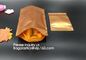 Zip Lock Bags Resealable Custom Aluminum Foil  Metalized Bag, Nylon Retort Pouch For Frozen Food Tear Notch supplier