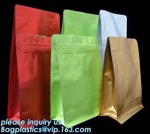 Foil Food Packaging Metallized Zipper Standing Up Pouch Bag, Foil Lined, High Barrier, Moisture Proof supplier