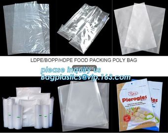 Cellophane Block Base Standing Bags Square Bottom PP Food Packaging, Custom Printing Self Adhesive Opp Pp Bag supplier