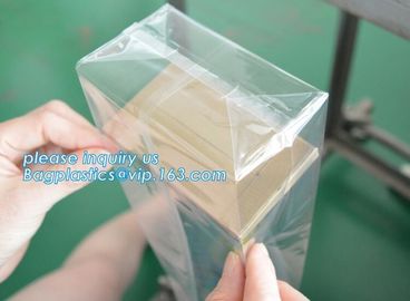 Cellophane Block Base Standing Bags Square Bottom PP Food Packaging, Custom Printing Self Adhesive Opp Pp Bag supplier