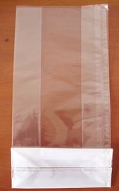 Self Adhesive Opp Pp Bopp Pe Square Bottom Clear Packing Plastic Bags, Cello Polypropylene Pouch Bags supplier