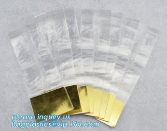 Self Adhesive Opp Pp Bopp Pe Square Bottom Clear Packing Plastic Bags, Cello Polypropylene Pouch Bags supplier