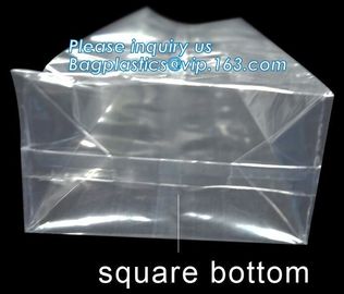 PP Packaging Square Bottom Pouch Bags, Opp Square Bottom Bag Clear Cello Cellophane Plascit Gift Bag Bagease supplier