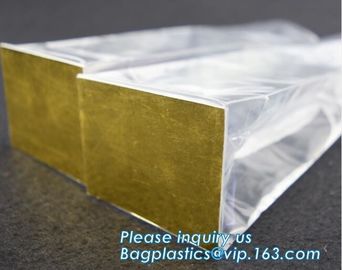 Zipper seal, zip seal, slider seal Square Block Bottom Bags With Side Gusset, Bopp Block Flat Bottom Bag supplier