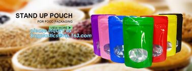 Flat Bottom Pouches Popcorn Candy flat Bottom Square Bottom Resealable ziplock, holographic rainbow color supplier