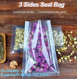 Food Grade Doypack Standup Square Bottom Quad Eight Side Seal Gusset Ziplock Pouch For Dried food storage supplier