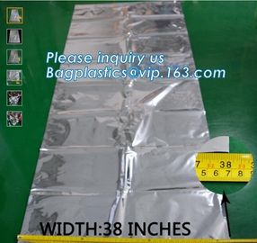 Jumbo Alumninum Foil Nylon Bags, Jumbo foil cover Bag, Bulk Aluminum Foil liner, stand up Container ton bags supplier