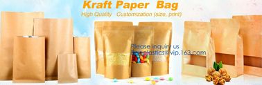 Recyclable Snack Chocolate Bar Snack Plastic Resealable Zipper Bag With Stand Up Pouch, gallon storage bags supplier