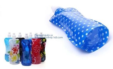 250ml-600ml Foldable Collapsible Cup Flask TPU Squeeze Running Outdoor Sports Water Bottle Bags,1L folding sports water supplier