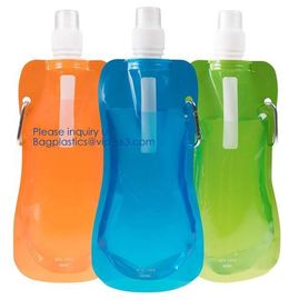 Portable ultralight foldable soft flask bottle outdoor sport hiking camping water bag,sport foldable 480ml reusable camp supplier