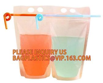 Biodegradable Liquid Packaging Leakage Proof Pouch Custom Printed Stand Up Aluminium Foil Spout Bags Water Drinking Bag supplier