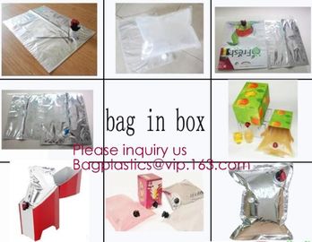 Commercial grade 15l wine bag in box,aseptic milk wine and apple juice bag in box,Filling Aluminum Foil Laminated Clear supplier