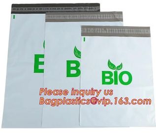 Corn starch Plastic delivery envelopes compostable biodegradable mailing courier bags,2.4Mil heavy duty biodegradable an supplier