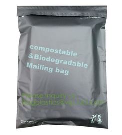 custom printed compostable biodegradable eco friendly plastic shipping packaging mailing courier bags BAGPLASTICS BAGEAS supplier