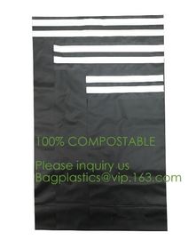 Eco-Friendly waterproof durable grey/white PLA biodegradable courier bags,100% compostable and biodegradable Courier Env supplier