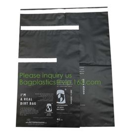 Eco-Friendly waterproof durable grey/white PLA biodegradable courier bags,100% compostable and biodegradable Courier Env supplier