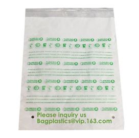 Cheap factory direct biodegradable courier bags with EN13432 BPI OK compost home ASTM D6400 certificates BAGPLASTICS PAC supplier