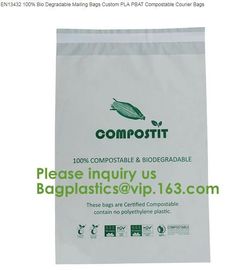 Biodegradable compostable plastic courier shipping envelope custom 10x13 matte black poly mailers bag bagplastics bageas supplier